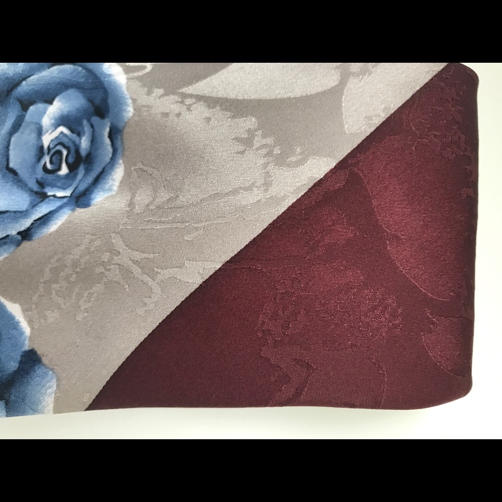 J. Blades "roses" handmade silk tie - Picture 2 of 8